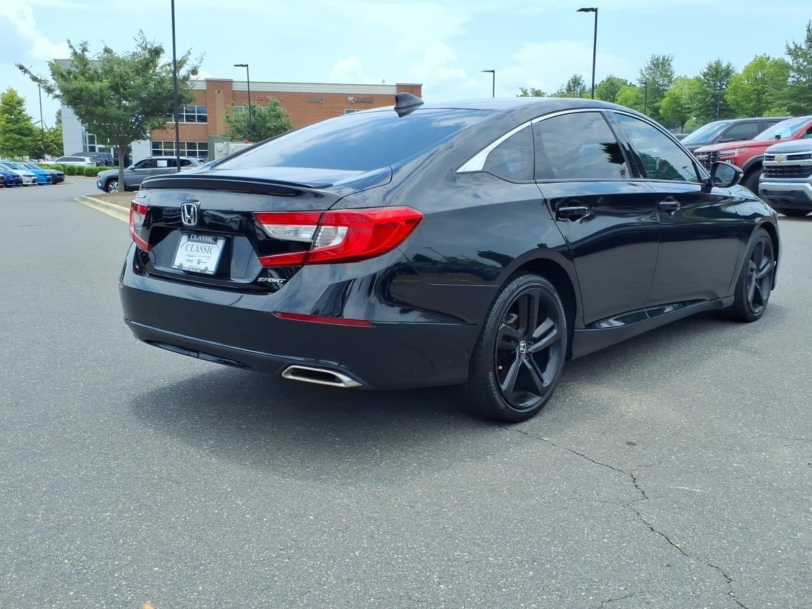 Used 2019 Crystal Black Pearl Honda Sport image 2
