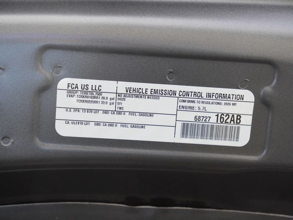 New 2026 Granite Crystal Metallic Clear-Coat Exterior Paint RAM Big Horn/Lone Star image 29