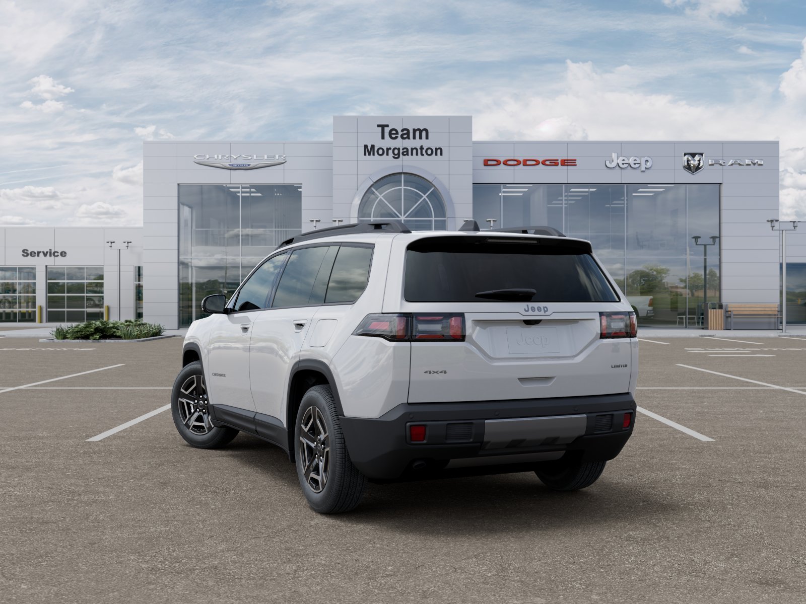 New 2026 Bright White Clear-Coat Exterior Paint Jeep Limited image 30