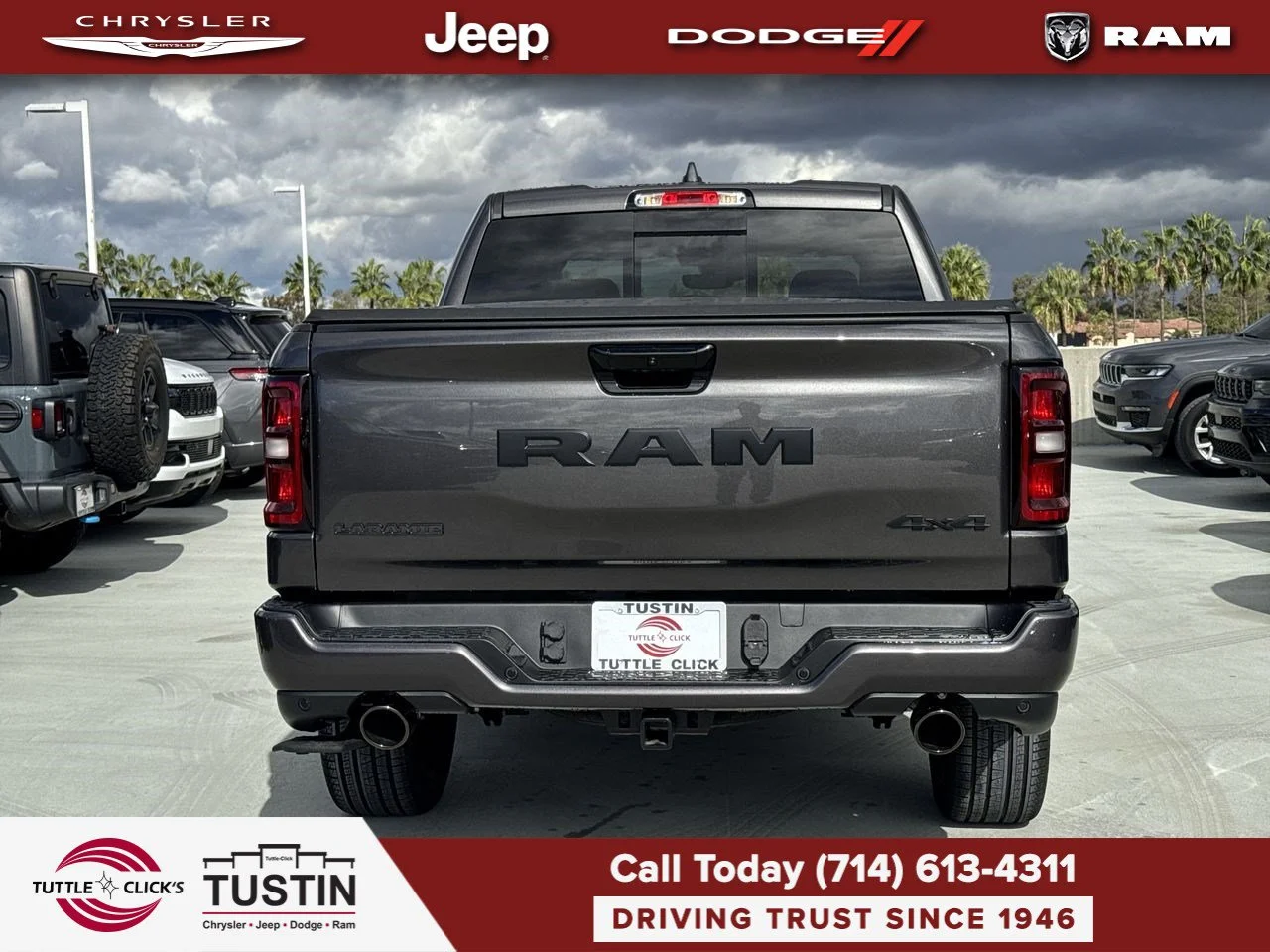 New 2027 Granite Crystal Metallic Clear-Coat Exterior Paint RAM Laramie image 11