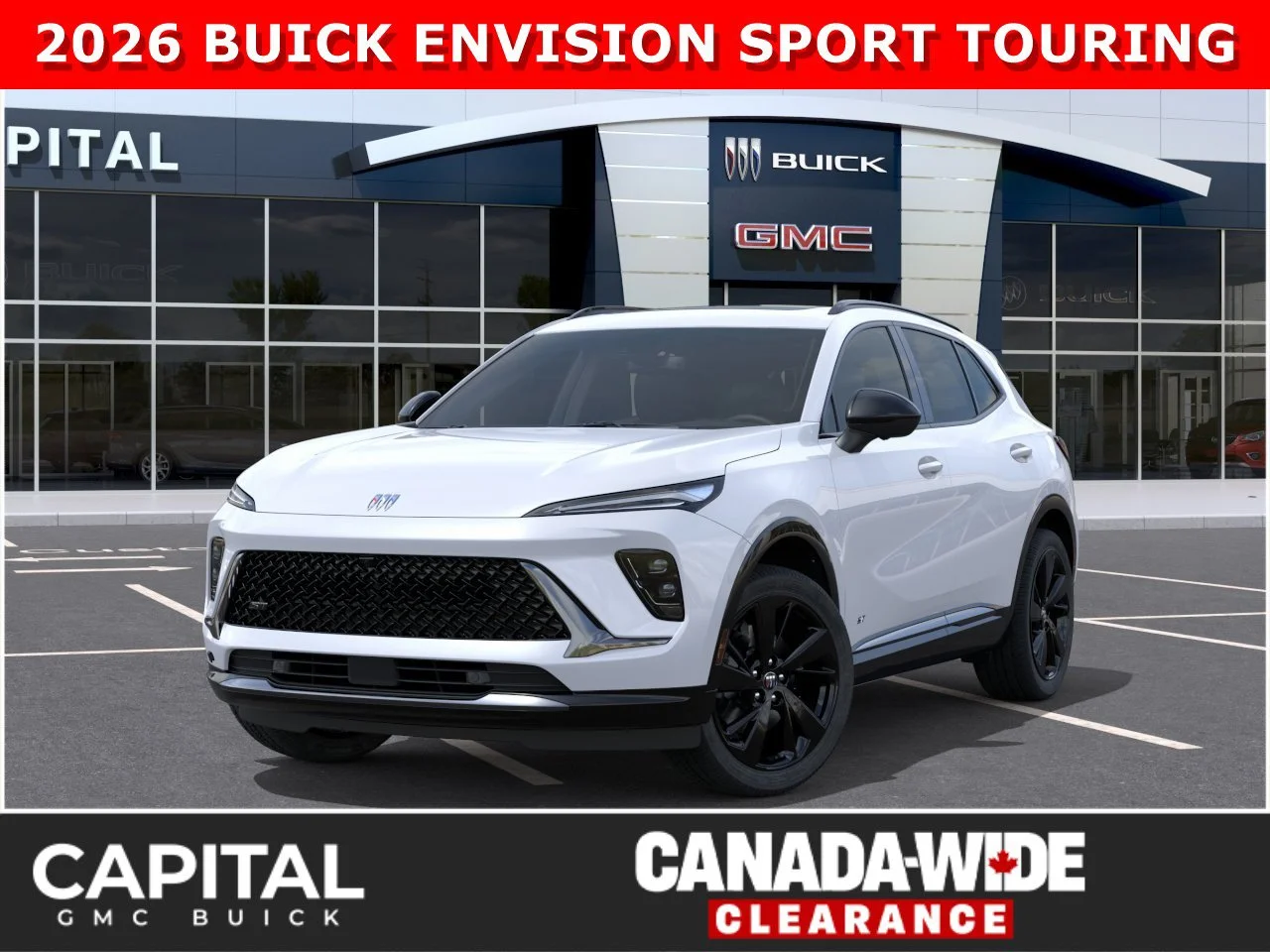 New 2026 IRIDESCENT WHITE TRICOAT Buick Sport Touring image 1