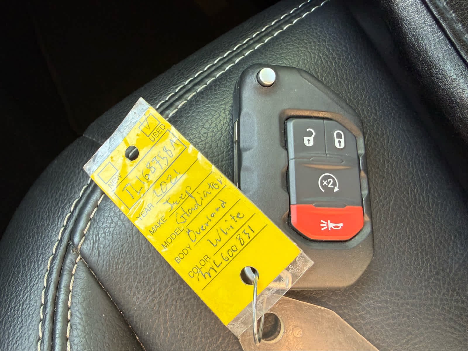 Used 2021 Bright White Clearcoat Jeep Overland image 28
