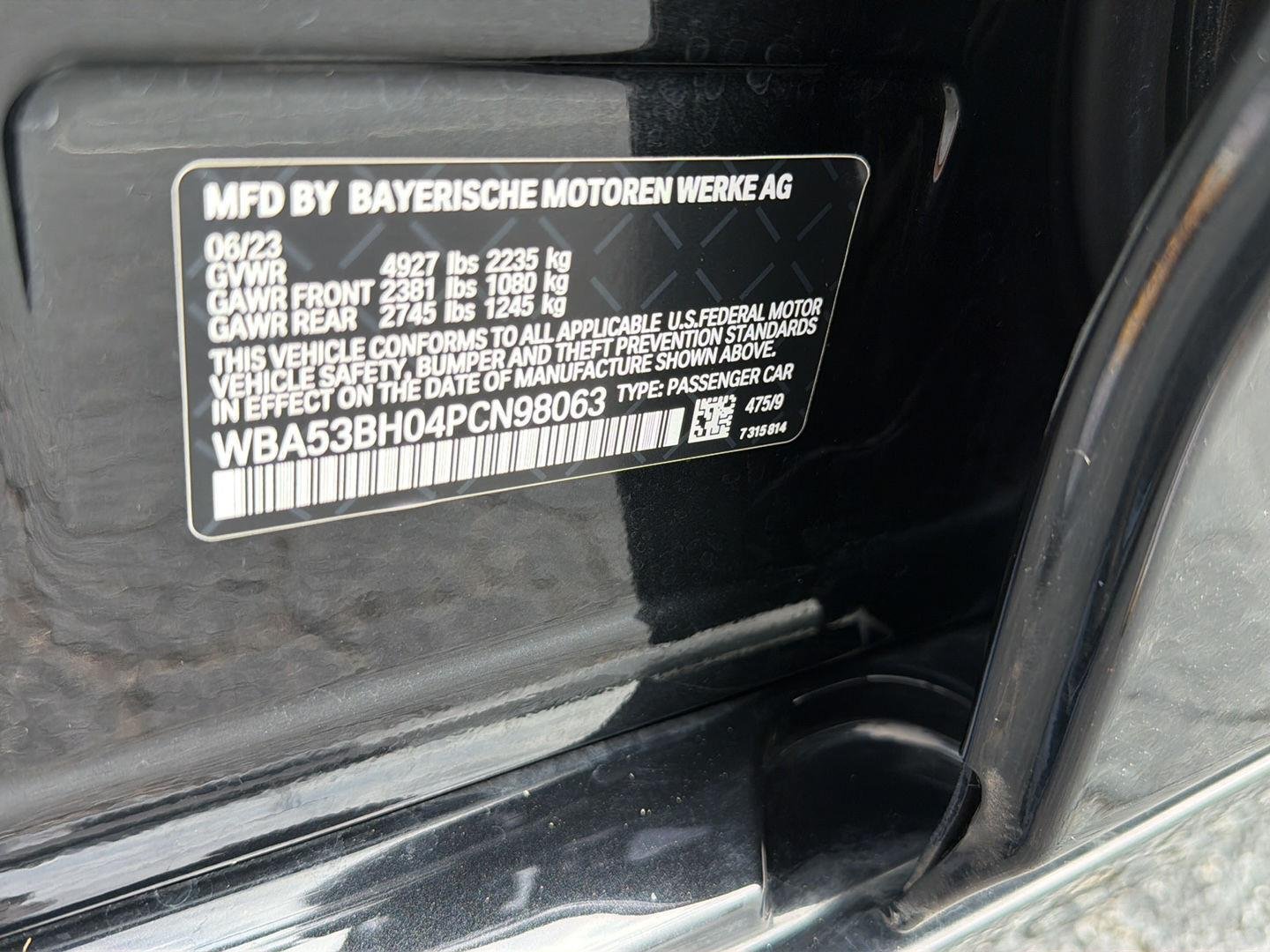 Used 2023 Black Sapphire Metallic BMW 530i image 41