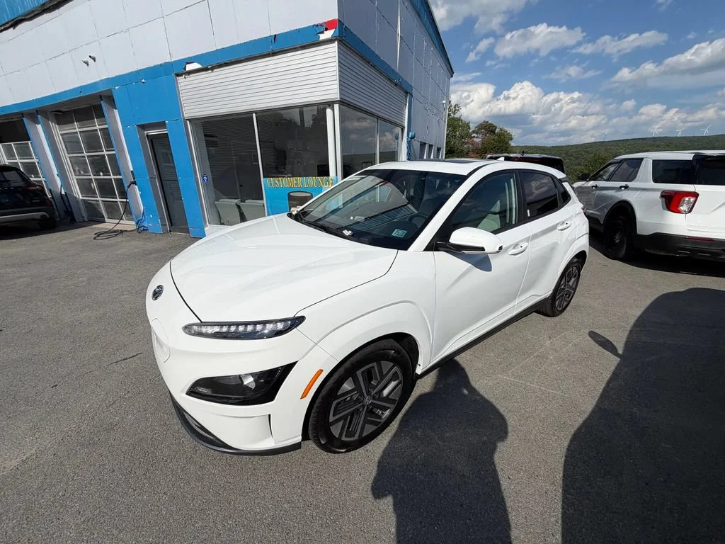 Used 2023 Hyundai Kona EV SEL with VIN KM8K33AG6PU190365 for sale in Forest City, PA