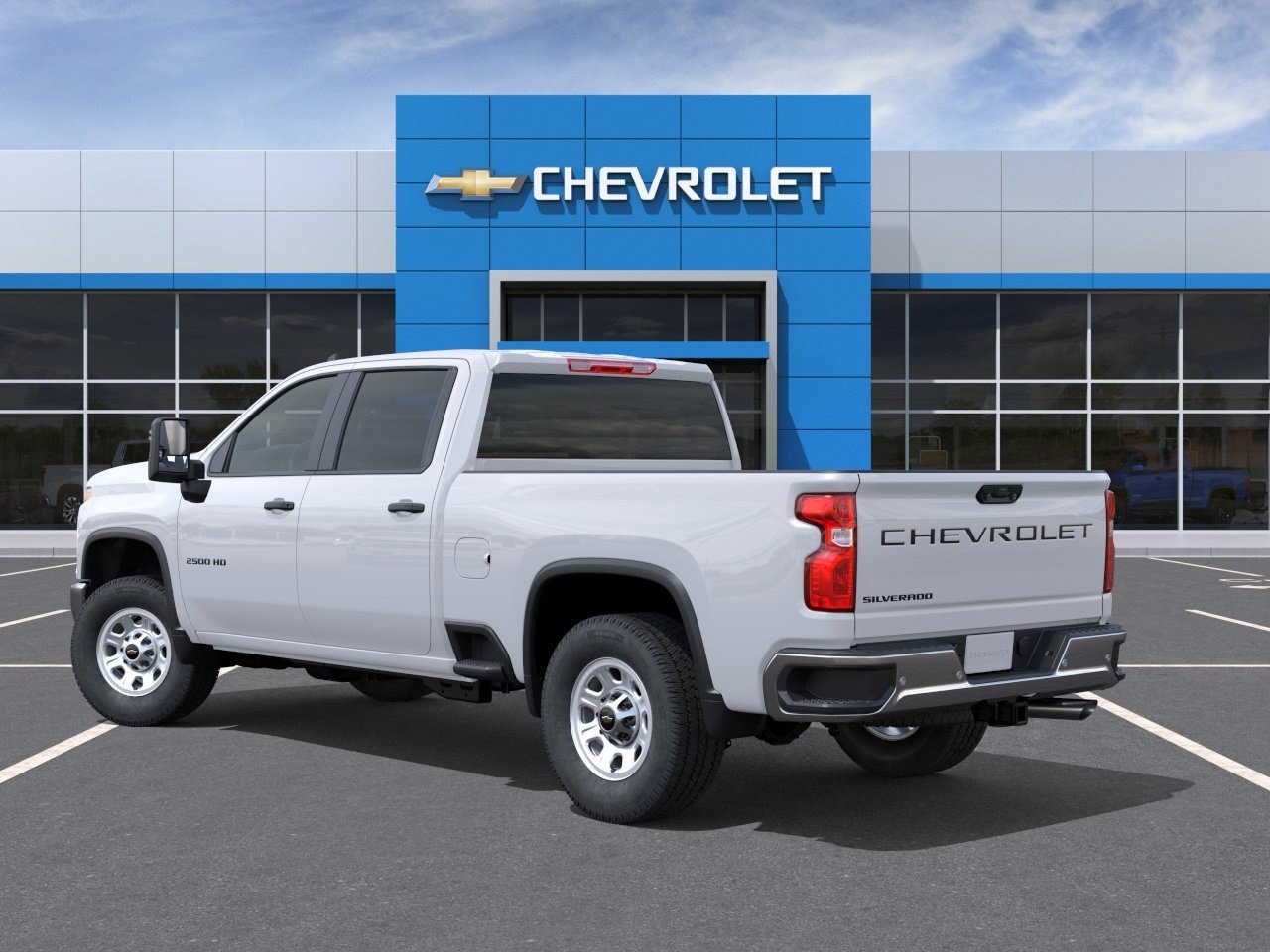 New 2026 Summit White Chevrolet Work Truck image 3