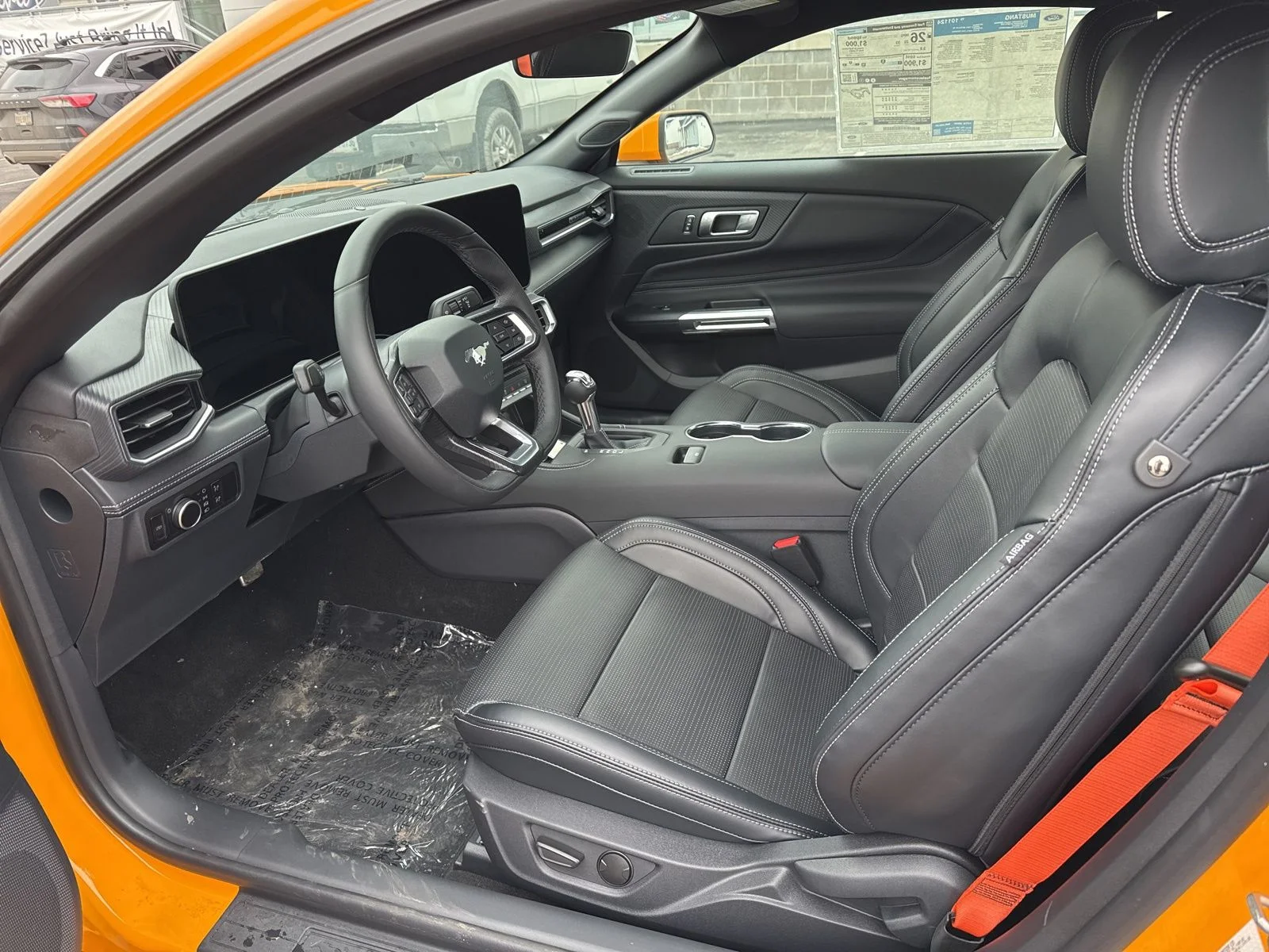 New 2026 Orange Fury Metallic Tri-coat Ford EcoBoost® Premium Fastback image 18
