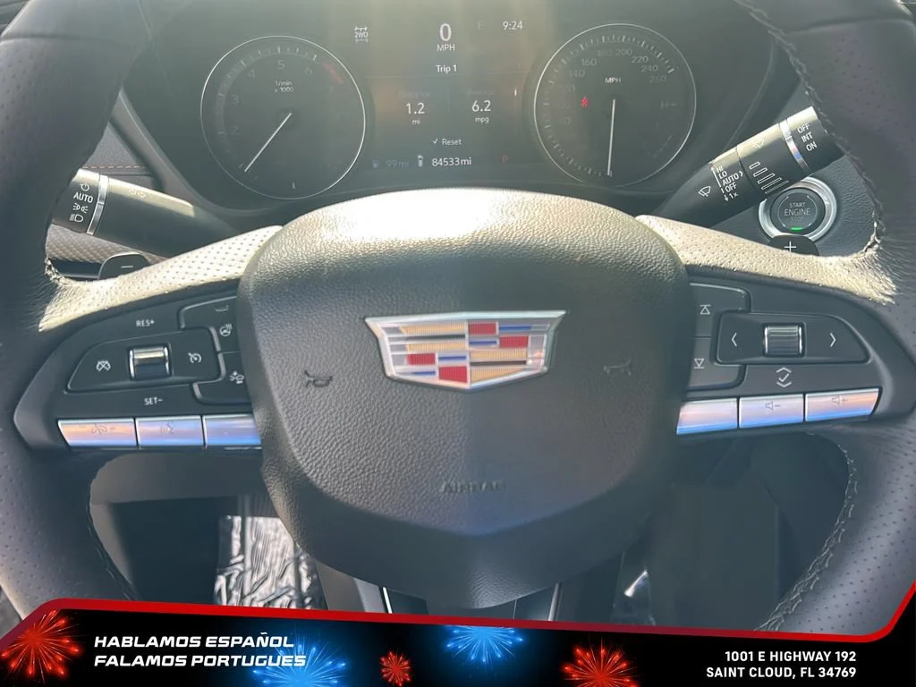 Used 2022 Stellar Black Metallic Cadillac Sport image 19