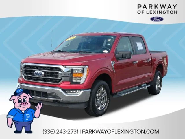 Used 2022 Red Ford XLT image 1
