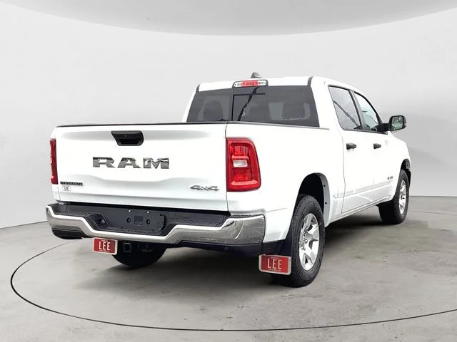 New 2026 Bright White Clearcoat Ram BIG HORN CREW CAB 4X4 5