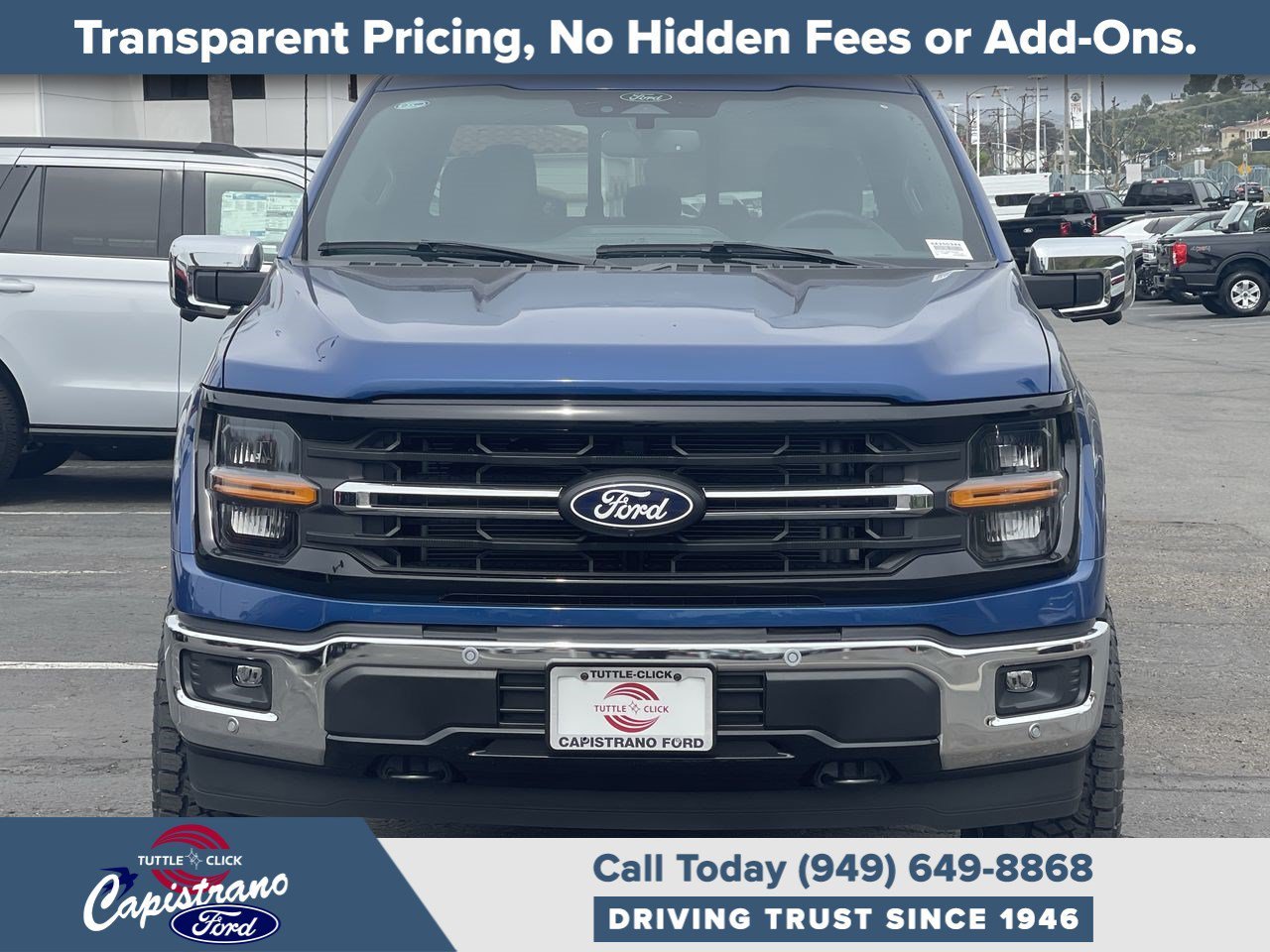 New 2025 Atlas Blue Metallic Ford XLT image 2