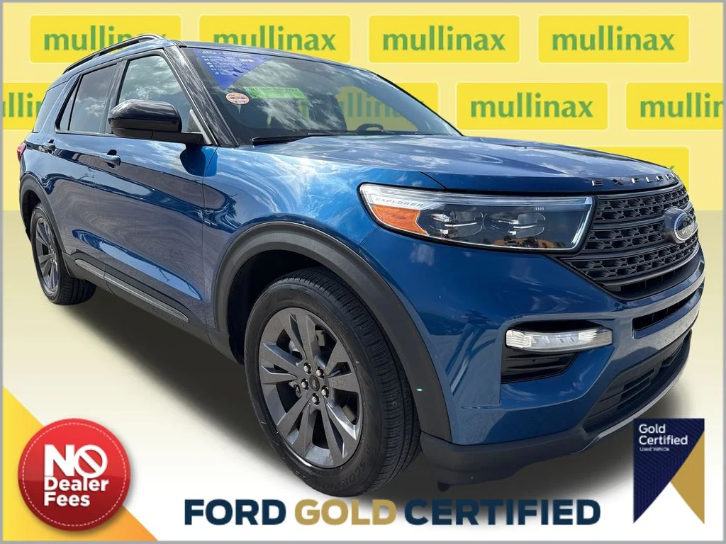 Certified Used 2023 Blue Ford XLT image 1