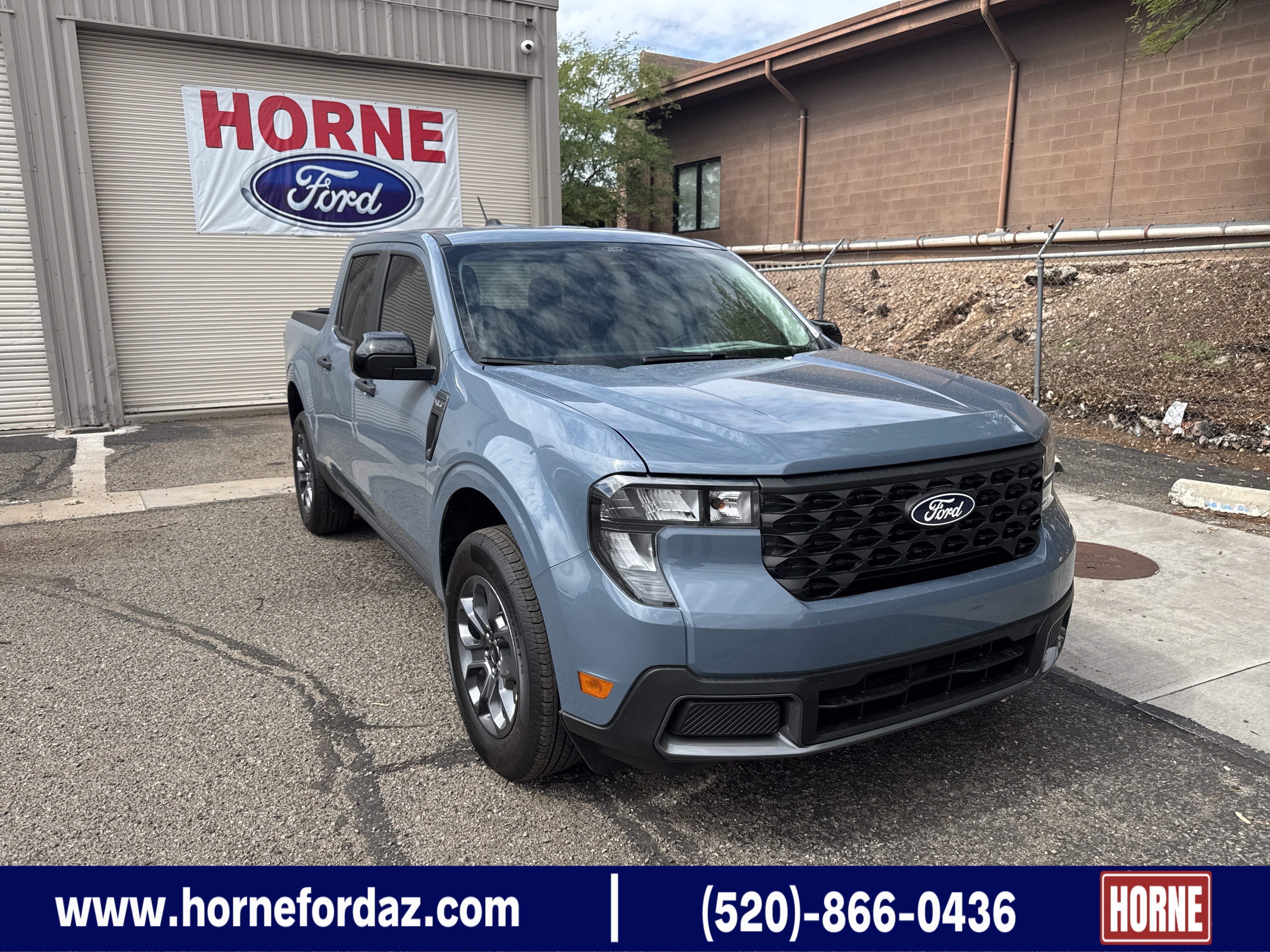 New 2026 Azure Gray Metallic Tri-Coat Ford XLT image 1