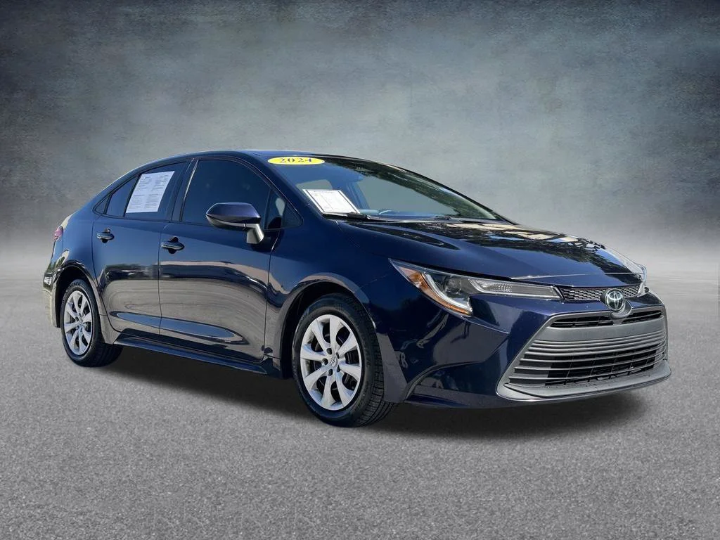 Used 2024 Blue Toyota LE image 3