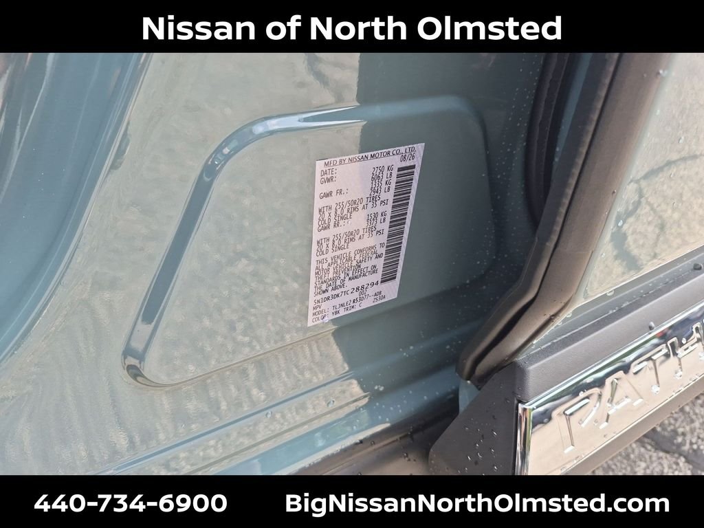 New 2026 Baltic Teal Pearl / Super Black Two-tone Nissan Platinum image 20