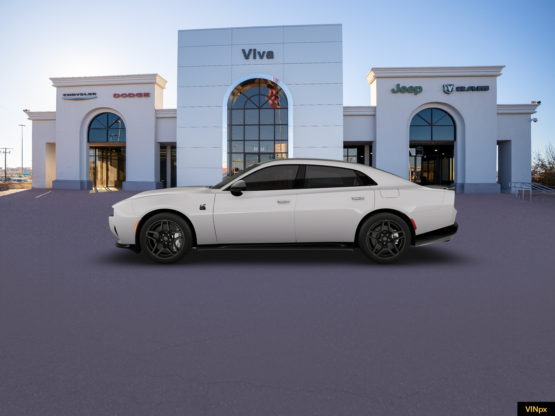 New 2026 White Knuckle Exterior Paint Dodge Scat Pack image 3