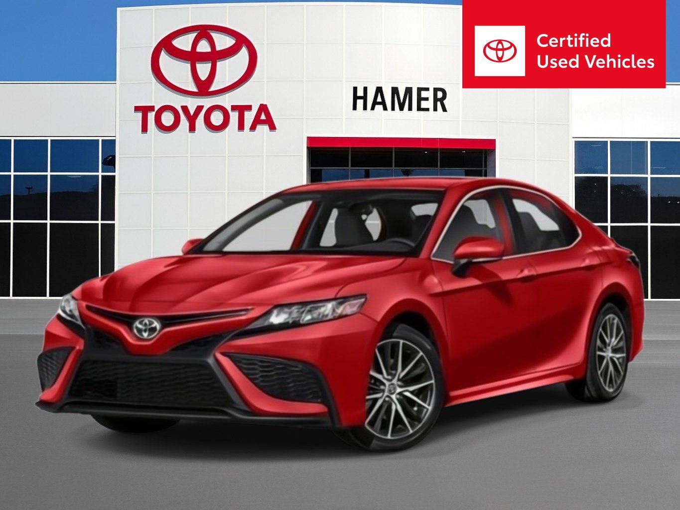 Used 2024 Celestial Silver Metallic Toyota SE image 1