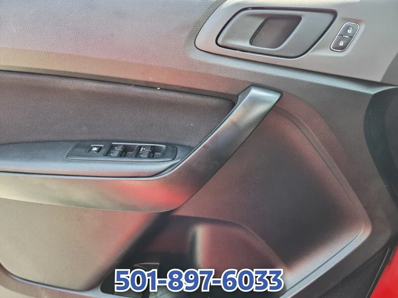 Used 2021 RED FORD XL 2WD SUPERCREW 5