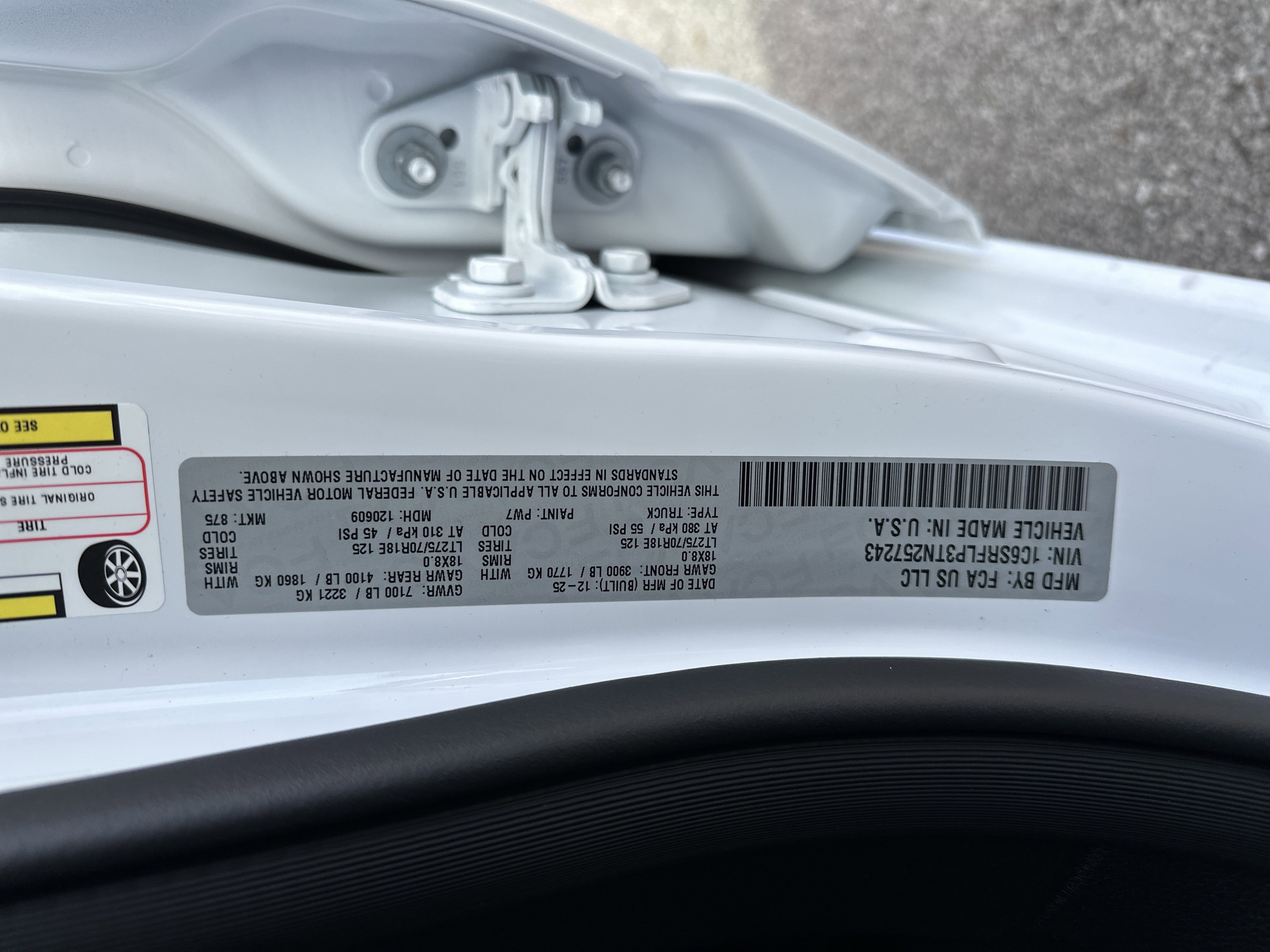 New 2026 Bright White Clear-Coat Exterior Paint RAM Rebel image 35