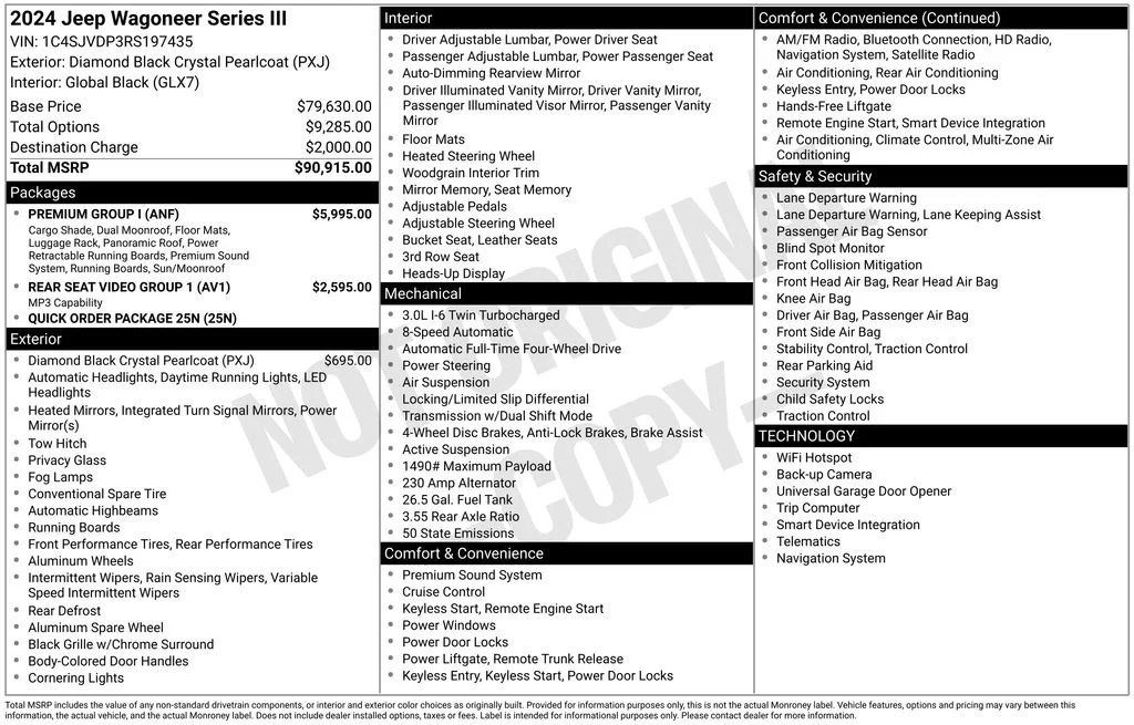 Used 2024 Black Jeep Series III image 17