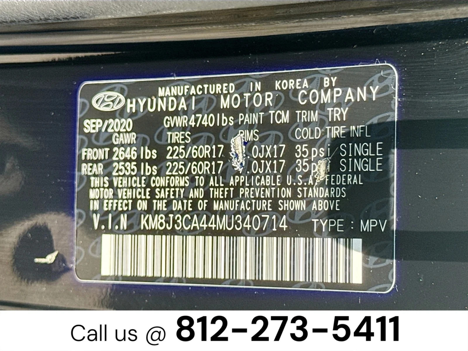 Used 2021 Black Hyundai Value image 29