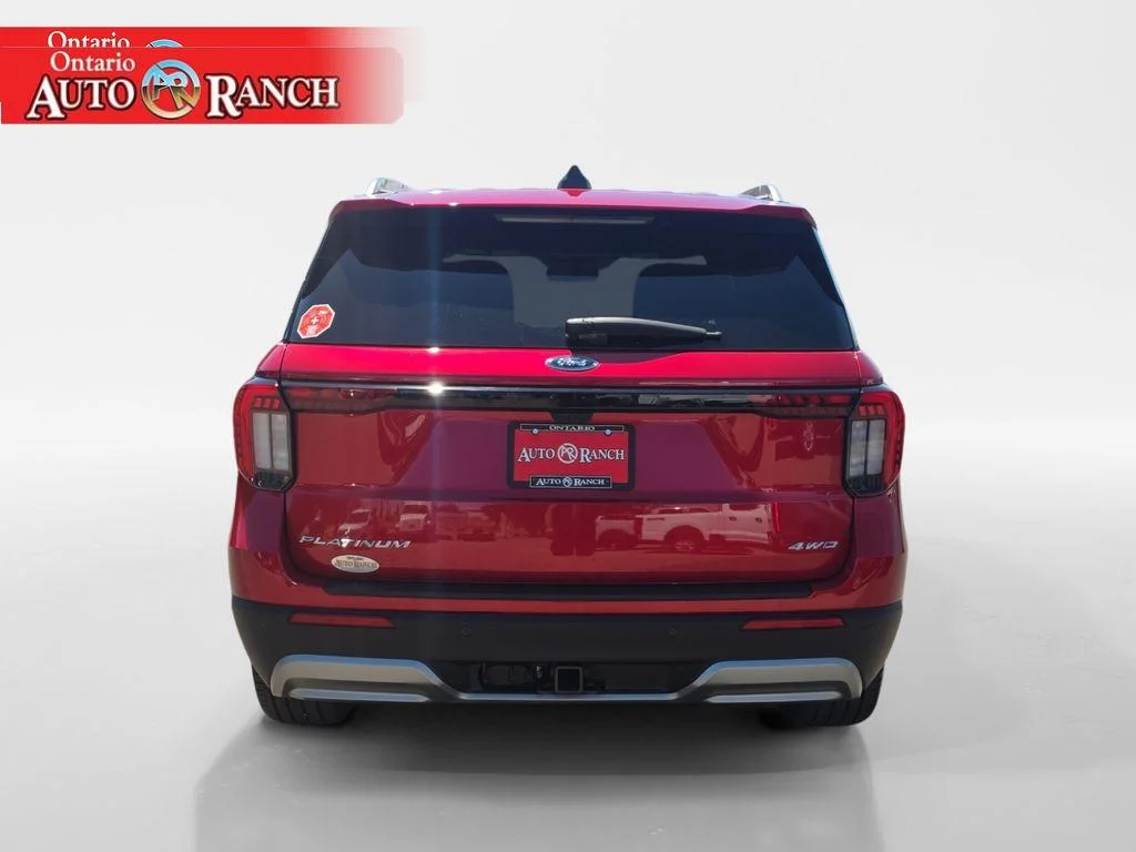New 2026 Rapid Red Metallic Tinted Clearcoat Ford Platinum image 4