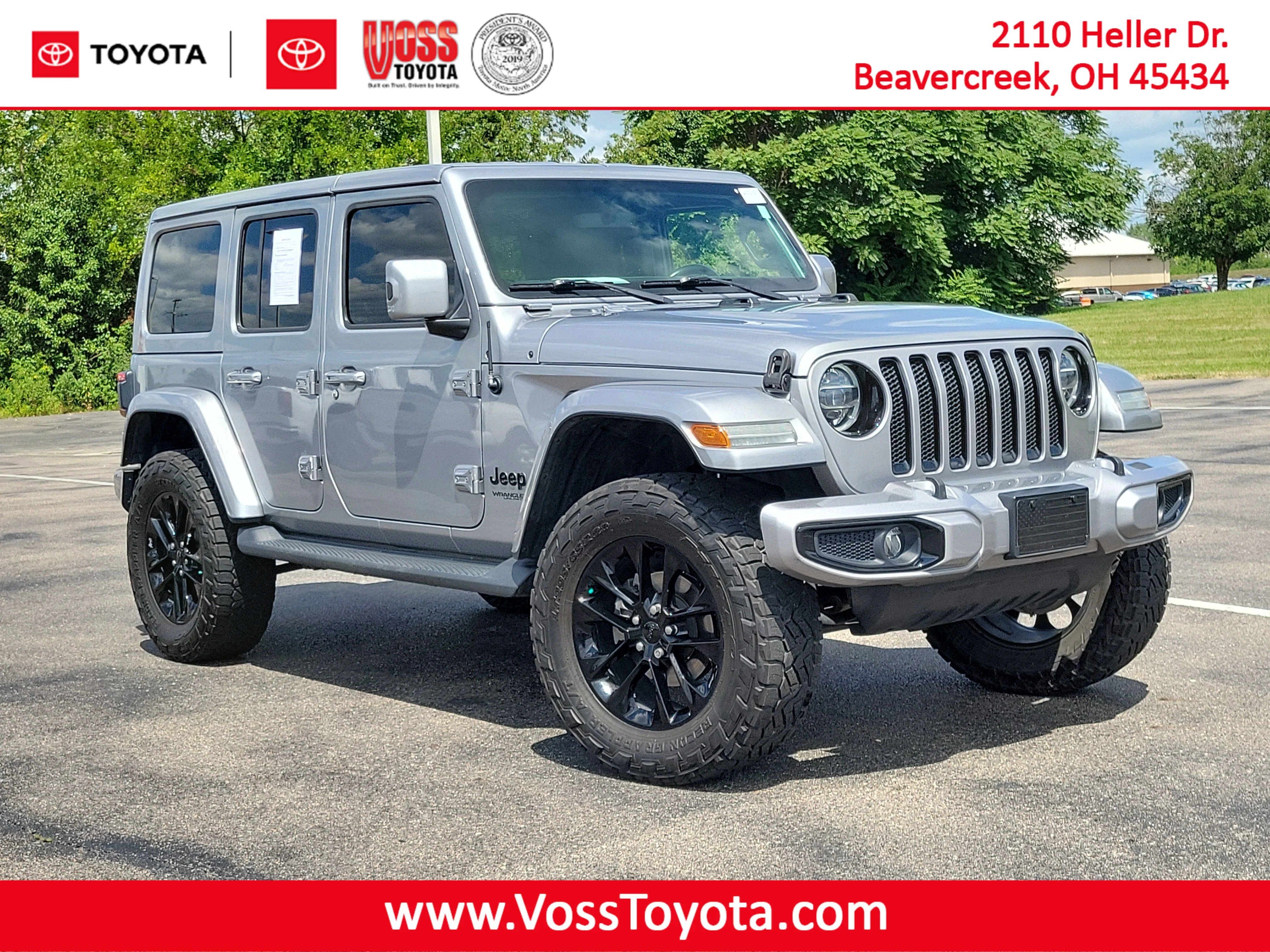 Used 2021 Billet Silver Metallic Clear Coat Jeep High Altitude image 35
