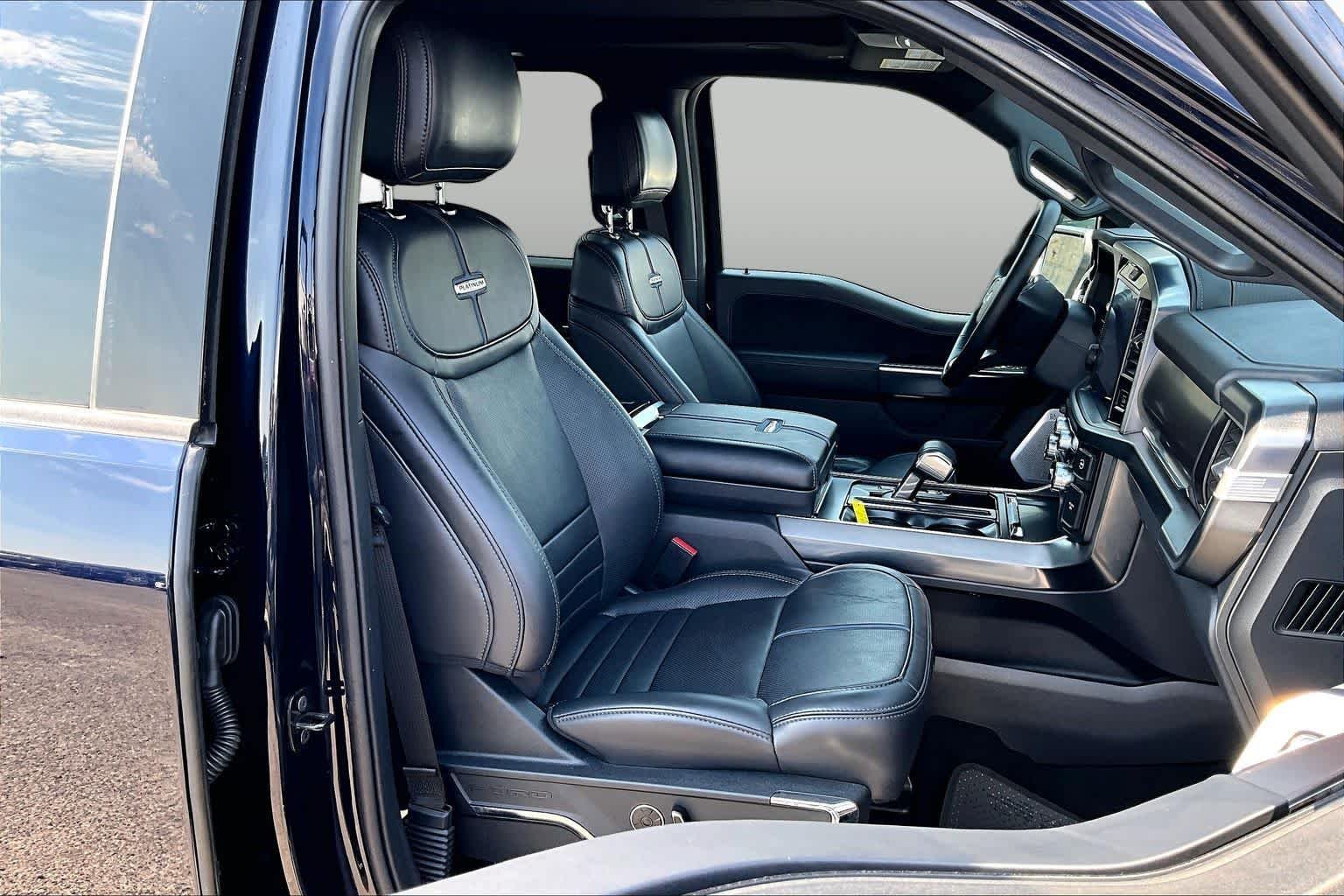 Used 2025 Antimatter Blue Metallic Ford Platinum image 8