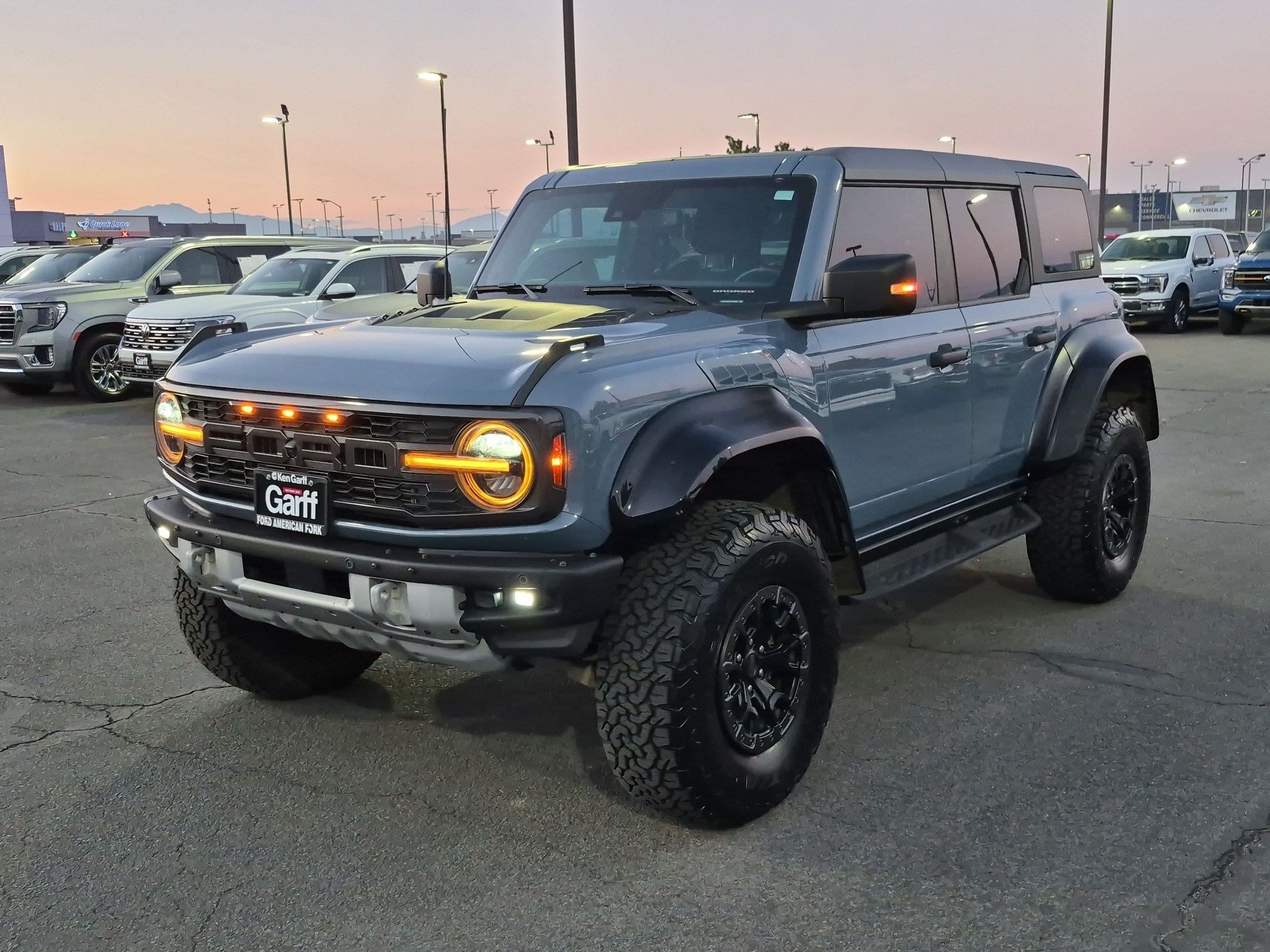 Used 2023 Azure Gray Metallic Ford Raptor image 8