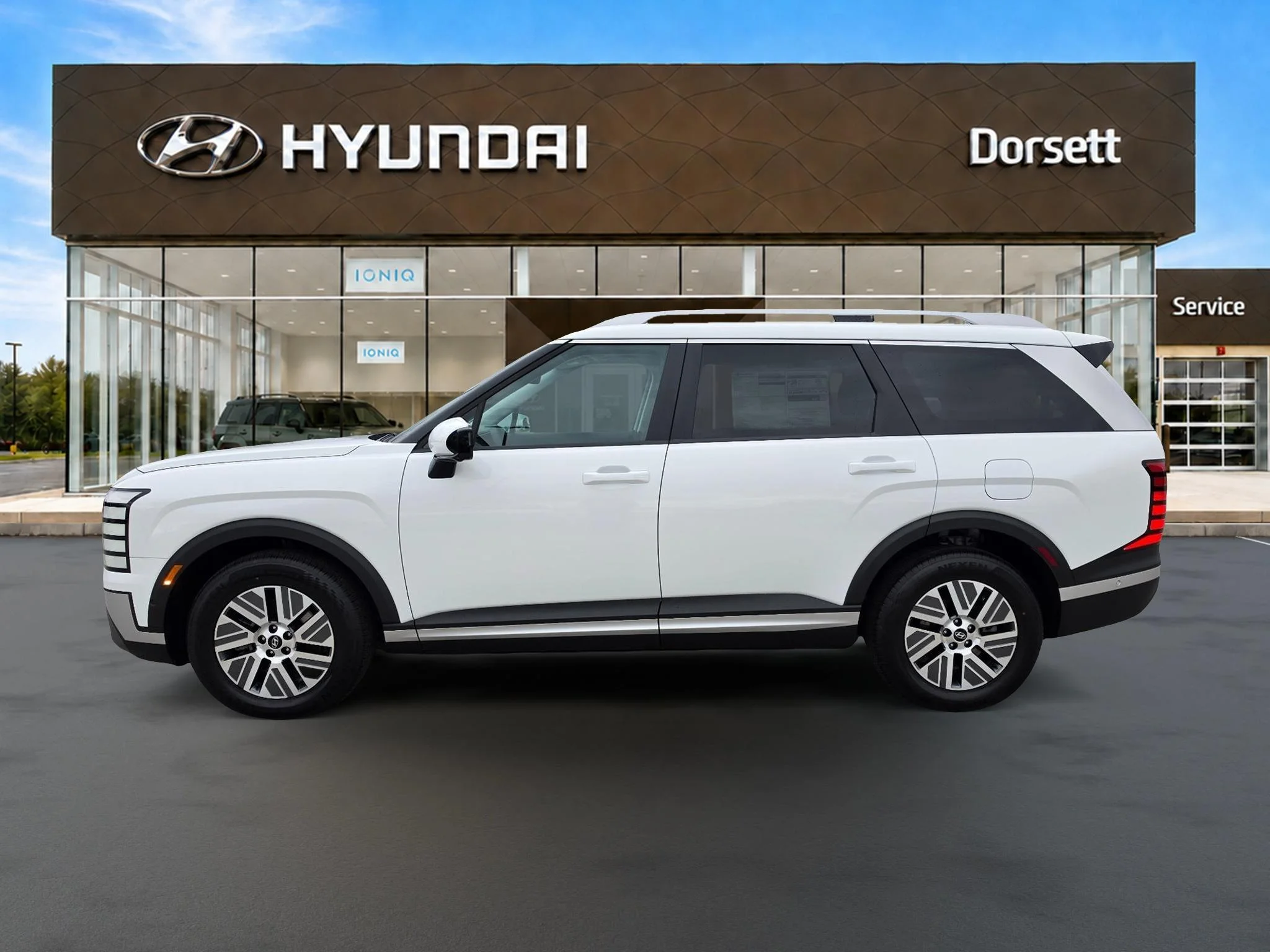 New 2027 Creamy White Pearl Hyundai SEL Premium 7P image 2