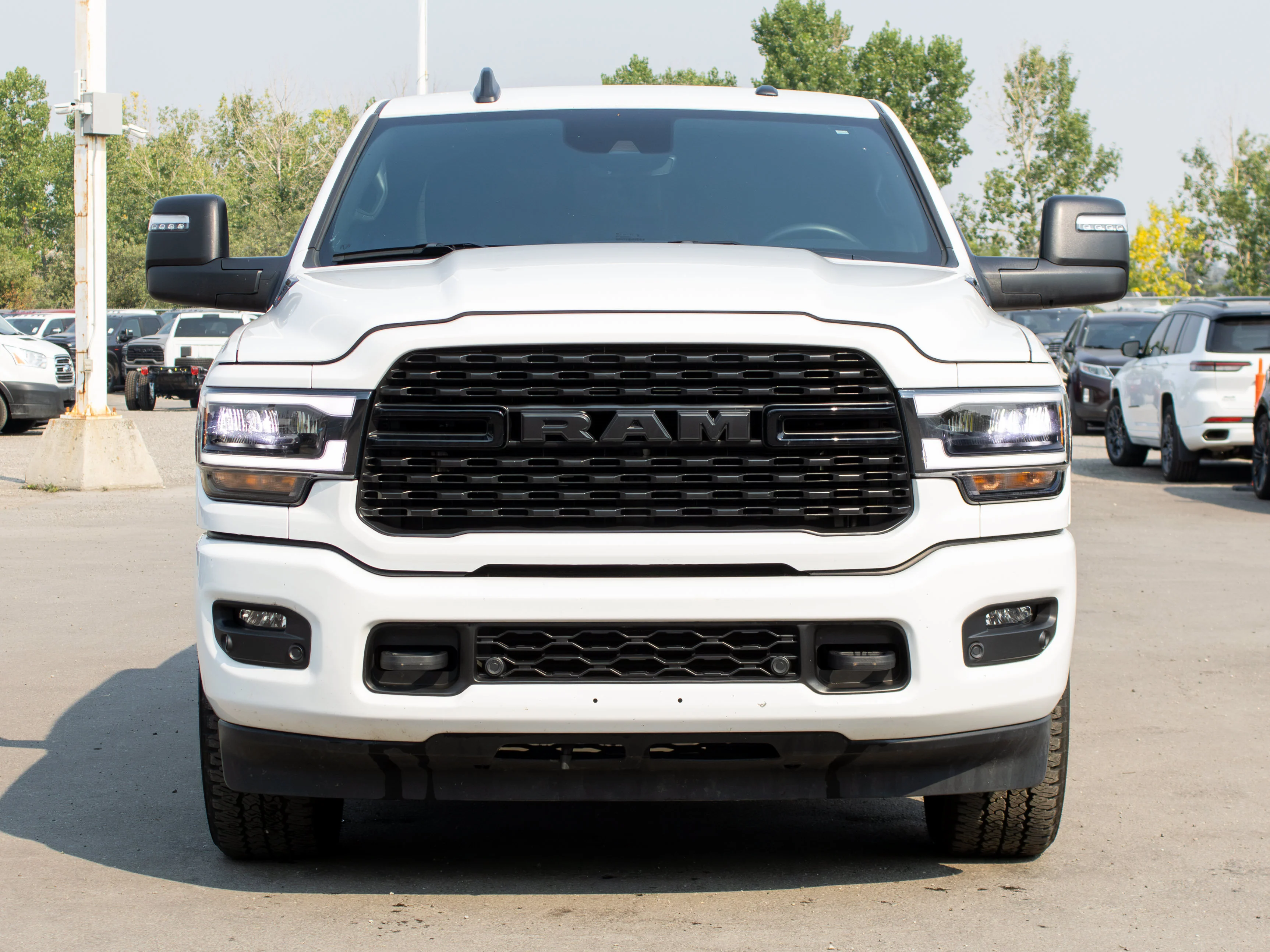 Used 2024 White RAM Big Horn* Night Edition | 6.7L Cummins Turbo Diesel | Heated Seats & Steering Wheel | image 3