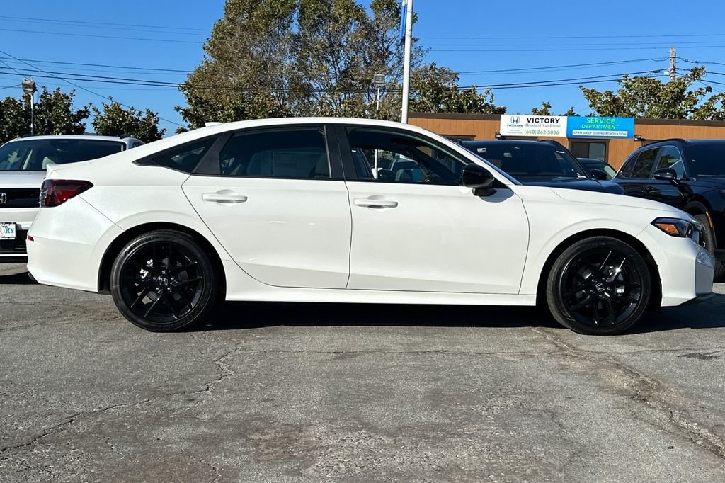 New 2025 Platinum White Pearl Honda Sport image 3