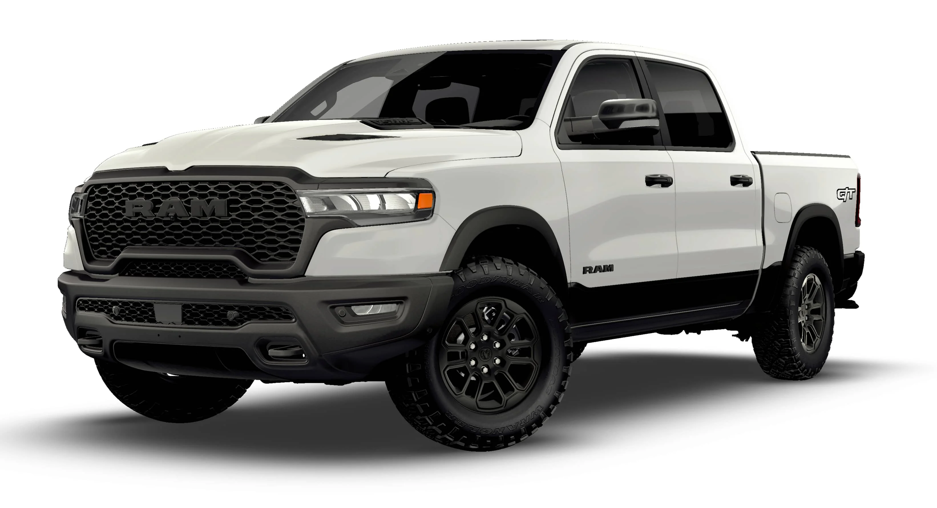New 2026 Bright White Clear-Coat Exterior Paint RAM REBEL image 1