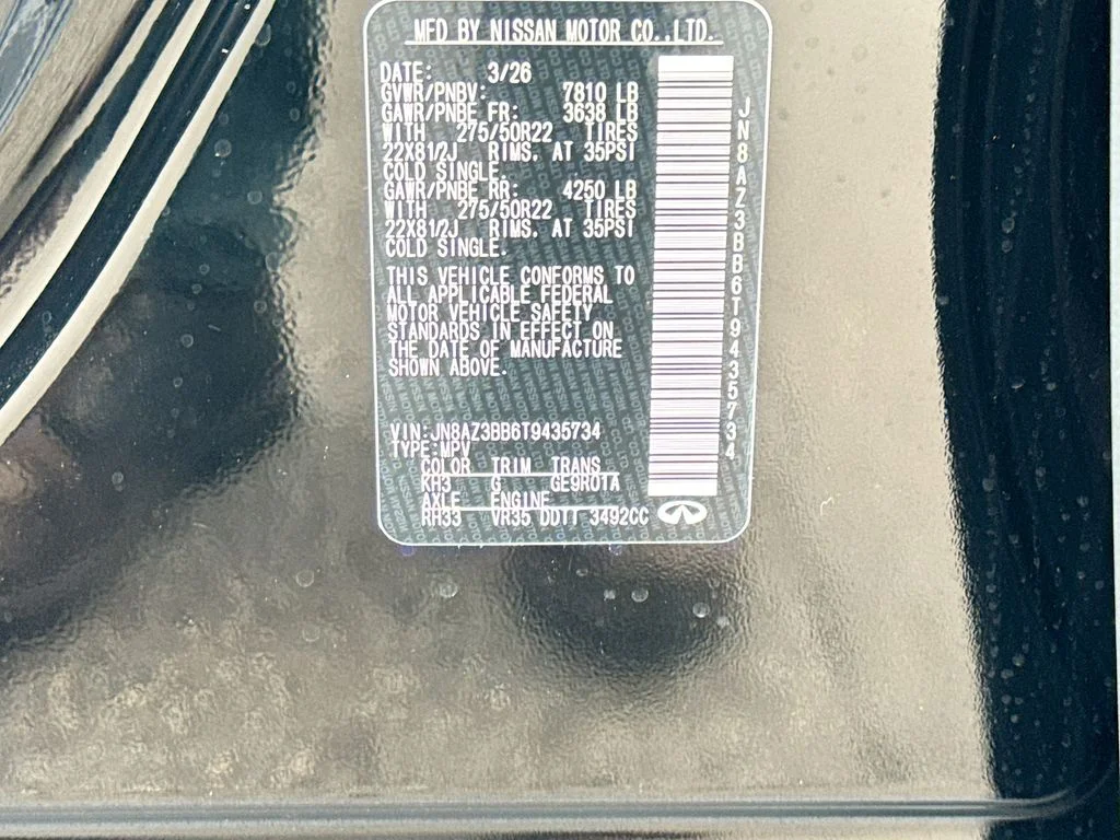 New 2026 BLACK OBSIDIAN INFINITI Luxe 4WD image 35