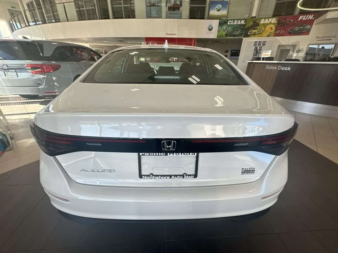 Used 2024 Platinum White Pearl Honda EX CVT Sedan Certified Pre-Owned   One Owner   Loc image 4