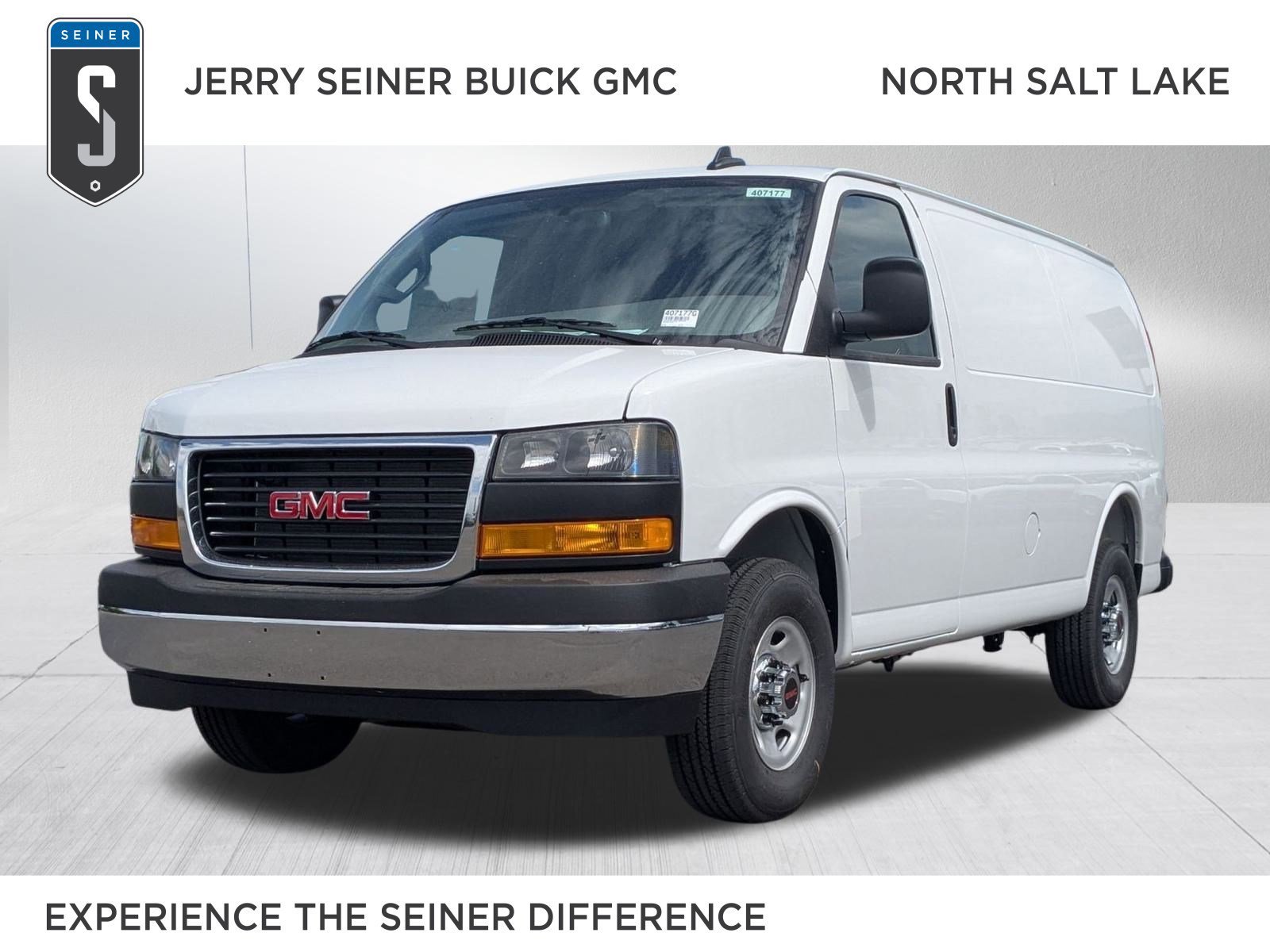 New 2025 Summit White GMC Work Van image 1