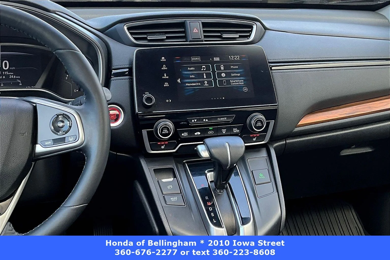 Used 2019 Blue Honda EX-L image 9