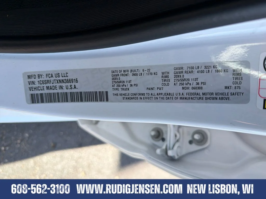 Used 2022 White Ram Laramie image 31