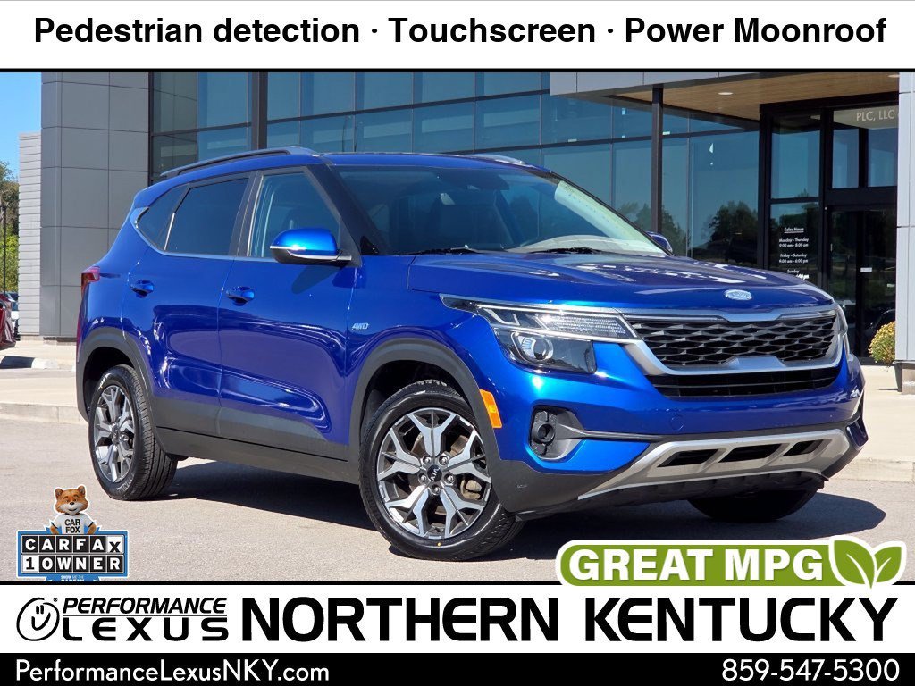 Used 2021 Neptune Blue Kia EX image 1