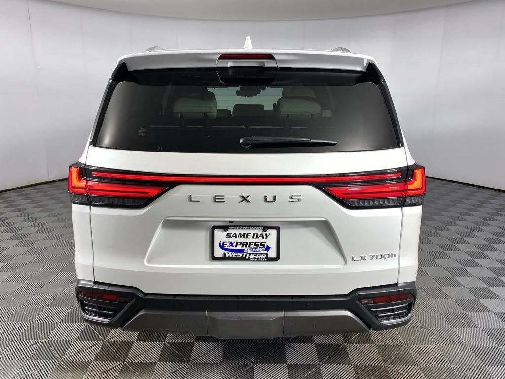 Used 2025 Eminent White Pearl Lexus LX 700h Luxury image 67