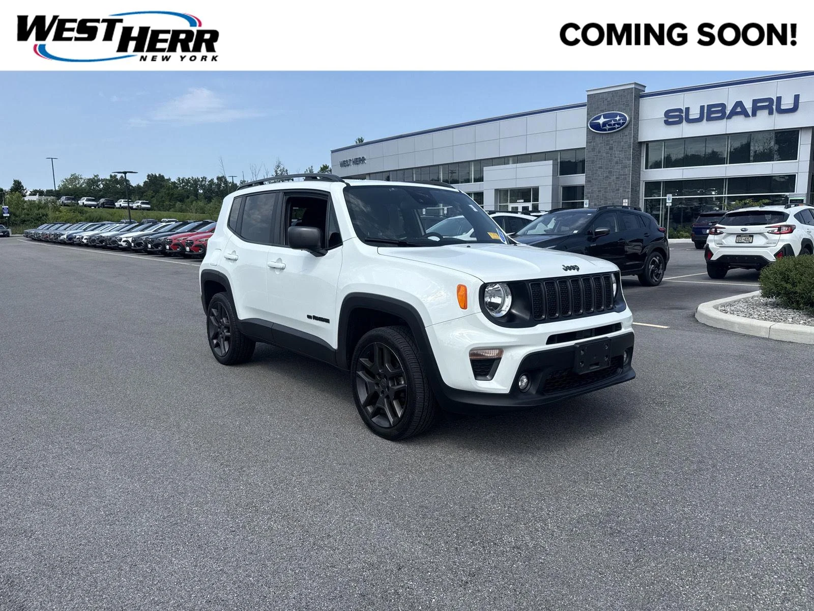 Used 2021 Alpine White Clearcoat Jeep 80th Anniversary image 1