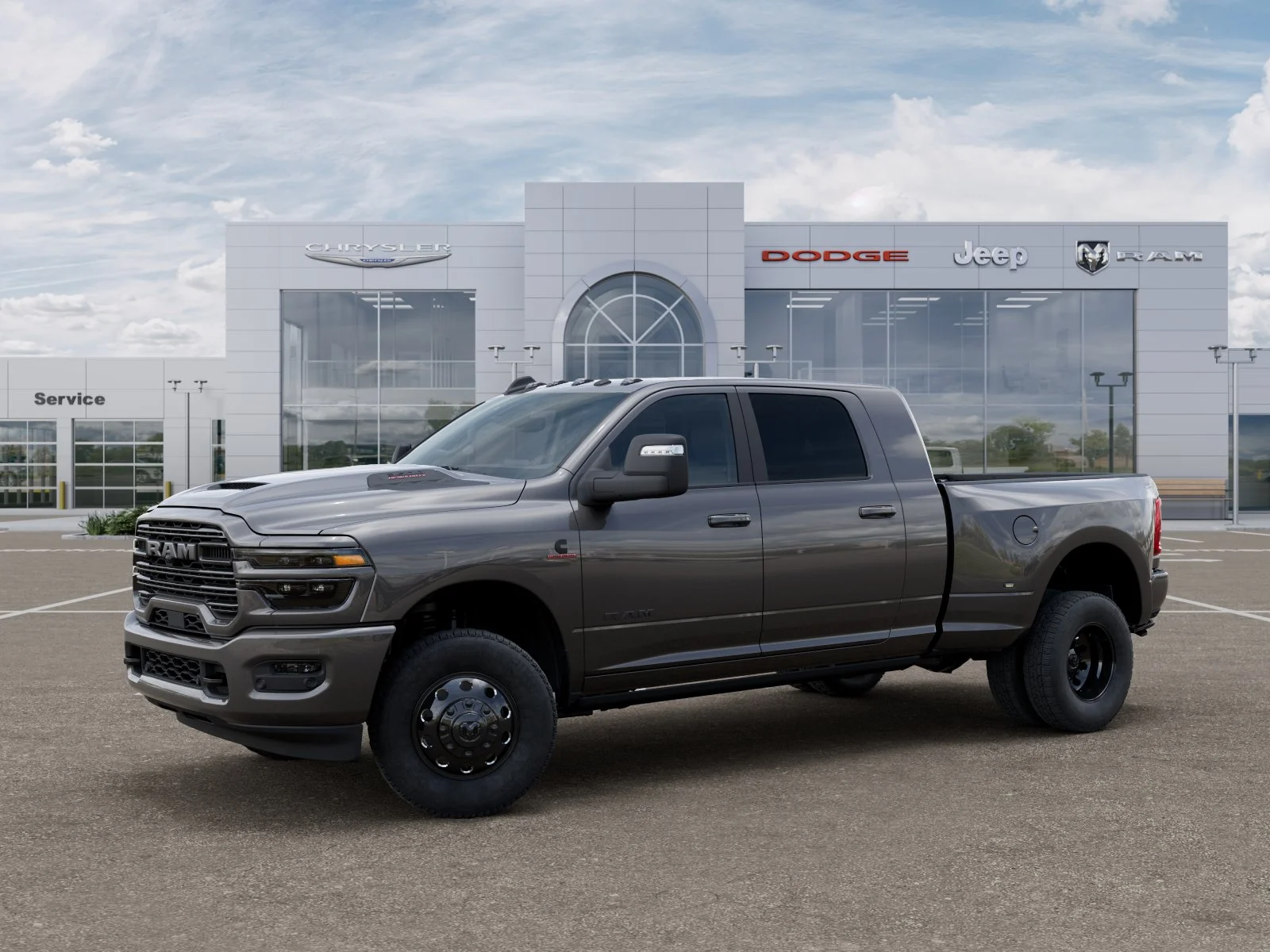 New 2026 Granite Crystal Metallic Clear-Coat Exterior Paint RAM Laramie image 30
