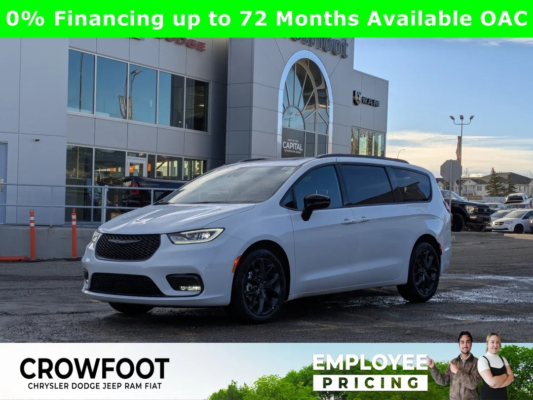 New 2026 White Chrysler Select - - FWD - Full Sunroof - S Appearance Package - 20 Foreshadow Wheels - Stow n Go & More! image 1