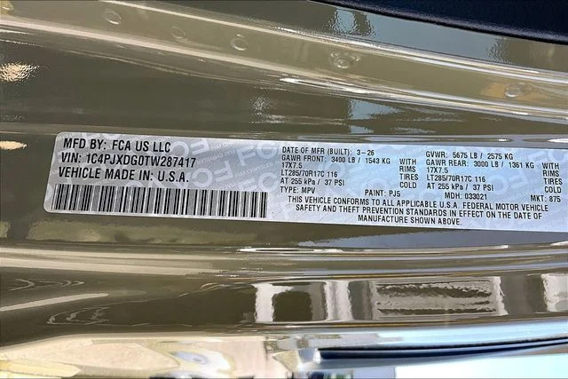 New 2026 Jeep Wrangler Willys 41 4D Sport Utility