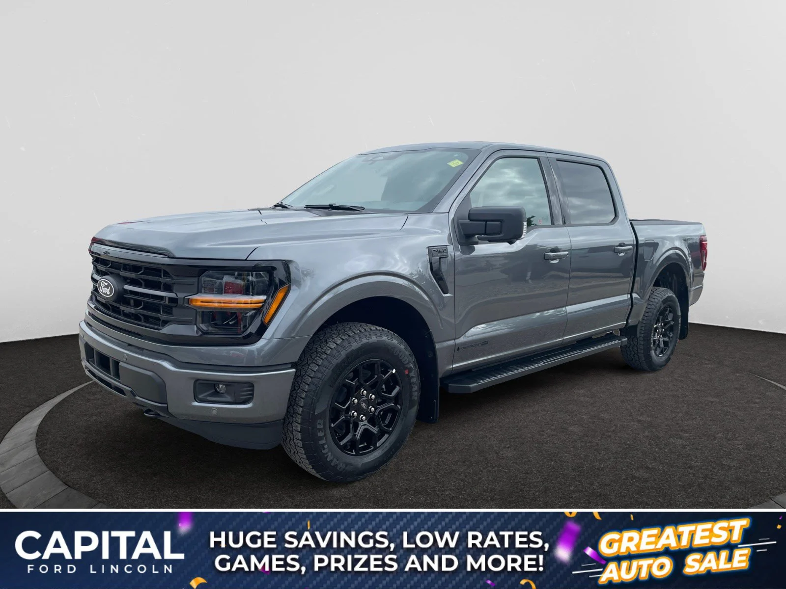 New 2026 Carbonized Grey Metallic Ford XLT image 1