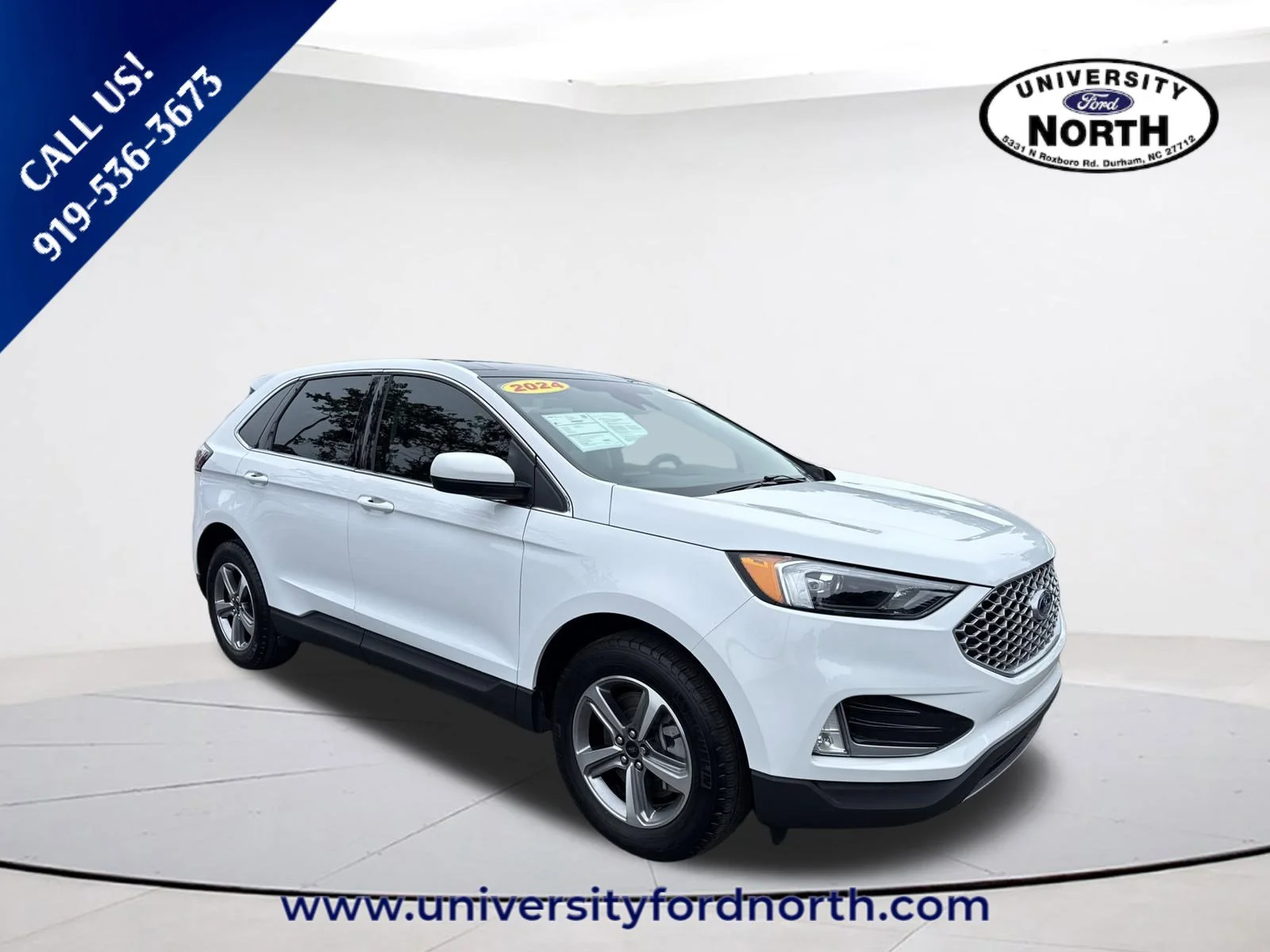 Used 2024 Oxford White Ford SEL image 1