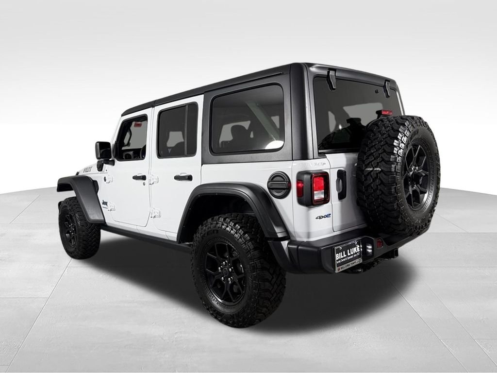 Used 2025 Bright White Clearcoat Jeep Willys 4xe image 9