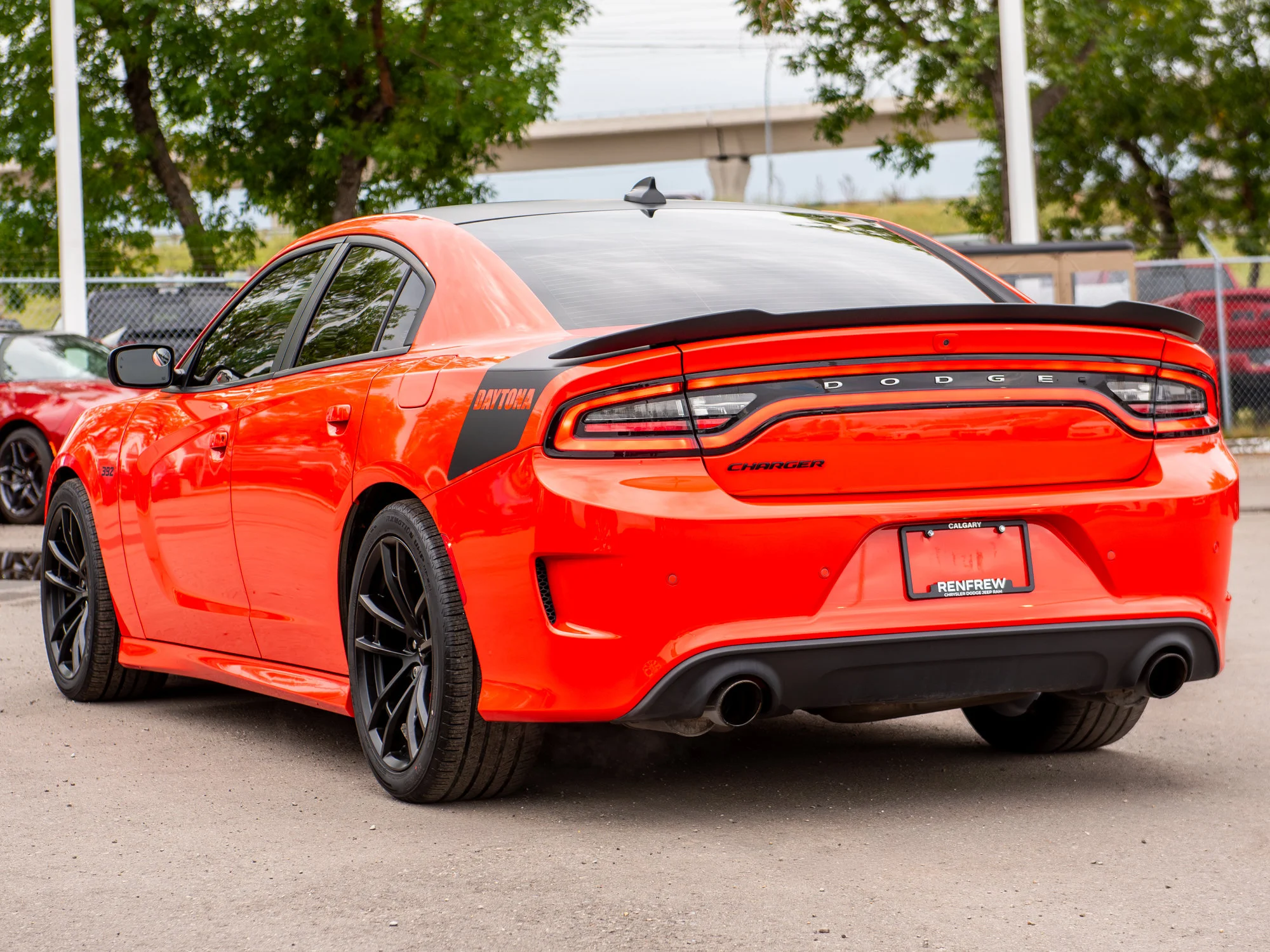 Used 2023 go mango Dodge Scat Pack 392* | 6.4L HEMI V8 | 485 HP | Brembo Brakes | Sunroof | image 14