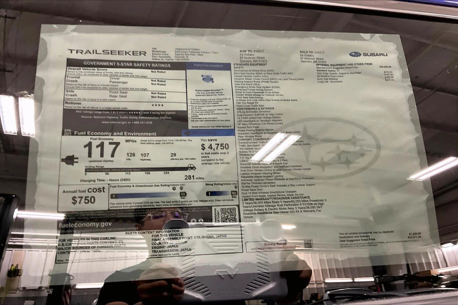 New 2026 Sapphire Blue Pearl Subaru Premium image 21