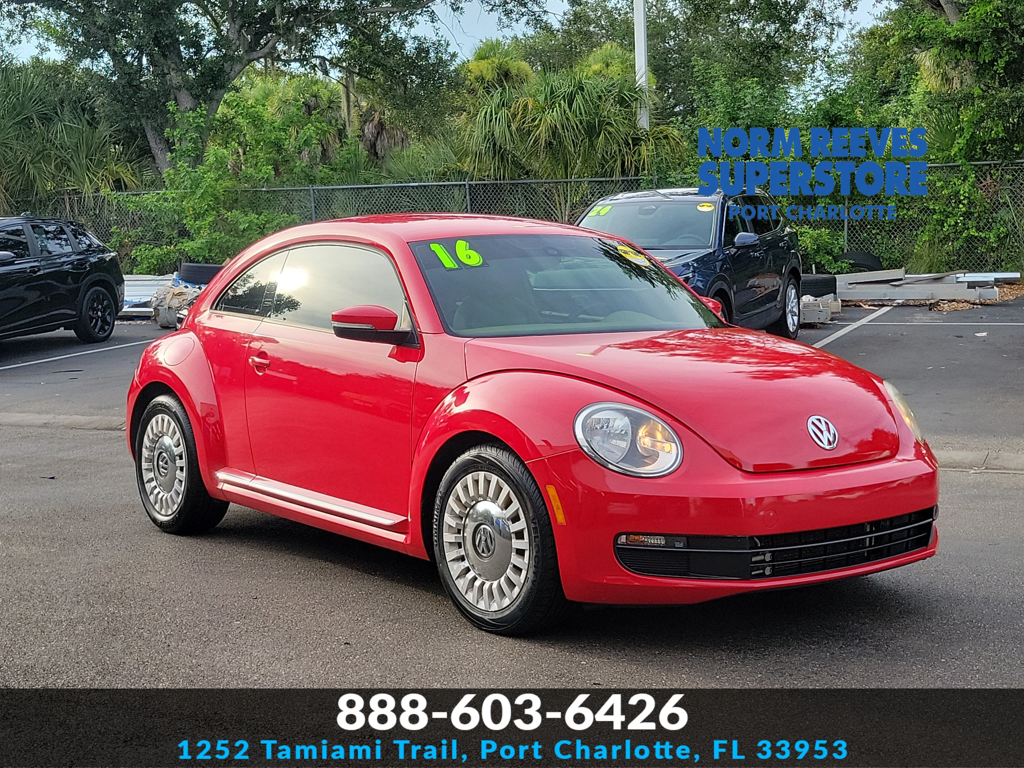 Used 2016 Tornado Red Volkswagen 1.8T SE image 1