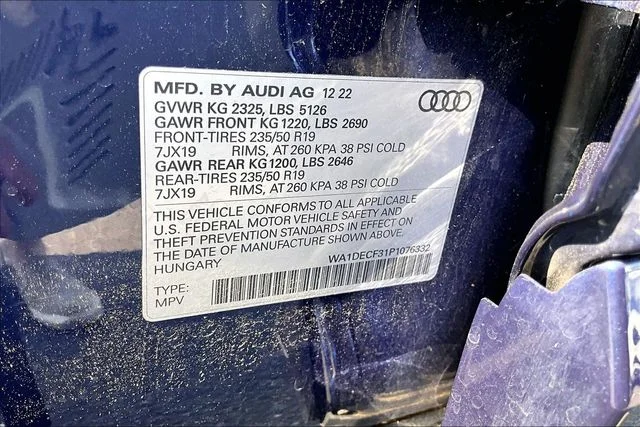 Certified Used 2023 Blue Audi Premium image 19